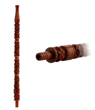 High Wood Mundstück Holz geschnitzt